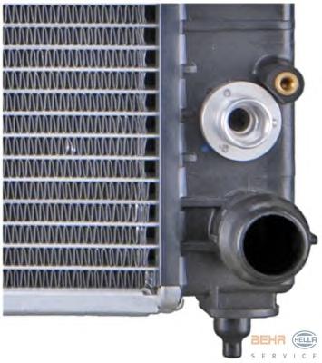 Радиатор, охлаждение двигателя HELLA