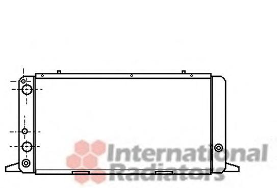 Радиатор, охлаждение двигателя VAN WEZEL