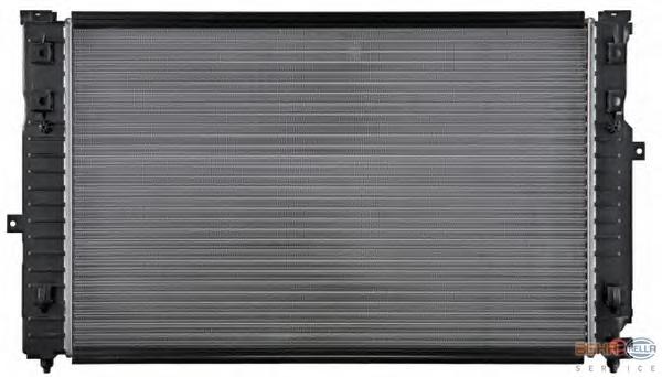 Радиатор, охлаждение двигателя HELLA
