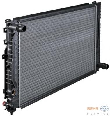 Радиатор, охлаждение двигателя HELLA