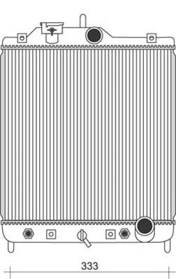 Радиатор, охлаждение двигателя MAGNETI MARELLI