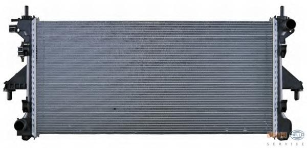 Радиатор, охлаждение двигателя HELLA