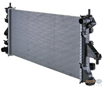 Радиатор, охлаждение двигателя HELLA