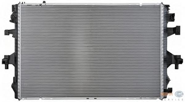 Радиатор, охлаждение двигателя HELLA