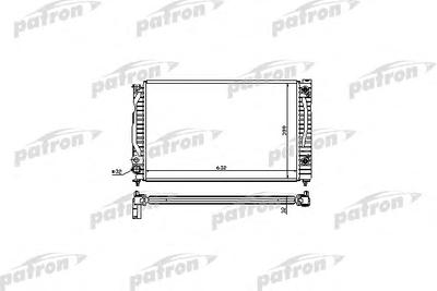 Радиатор, охлаждение двигателя PATRON PRS3018