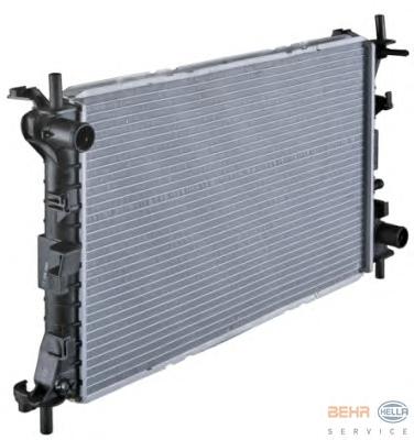 Радиатор, охлаждение двигателя HELLA