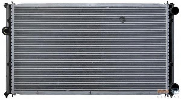 Радиатор, охлаждение двигателя HELLA