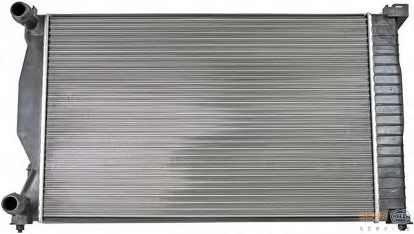 Радиатор, охлаждение двигателя HELLA