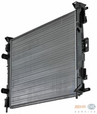 Радиатор, охлаждение двигателя HELLA