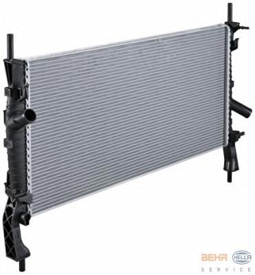 Радиатор, охлаждение двигателя HELLA