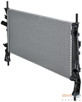 Радиатор, охлаждение двигателя HELLA