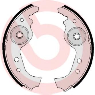 Комплект тормозных колодок BREMBO