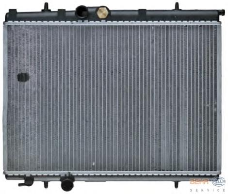 Радиатор, охлаждение двигателя HELLA