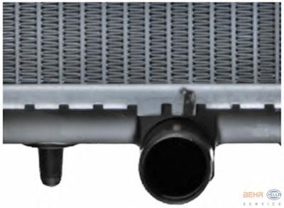 Радиатор, охлаждение двигателя HELLA