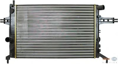 Радиатор, охлаждение двигателя HELLA