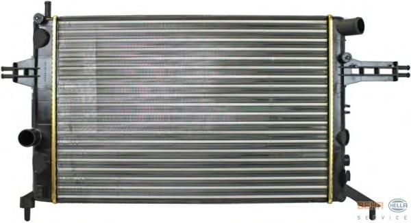 Радиатор, охлаждение двигателя HELLA