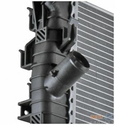 Радиатор, охлаждение двигателя HELLA