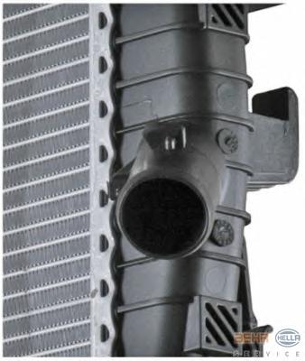 Радиатор, охлаждение двигателя HELLA