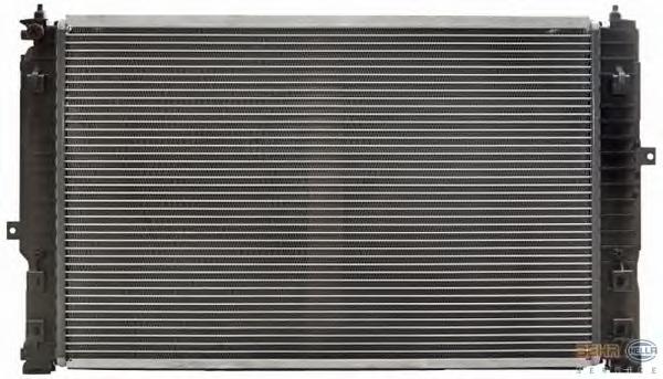 Радиатор, охлаждение двигателя HELLA