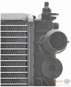 Радиатор, охлаждение двигателя HELLA