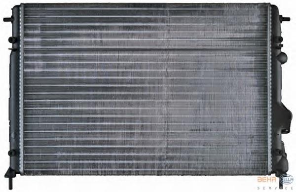 Радиатор, охлаждение двигателя HELLA