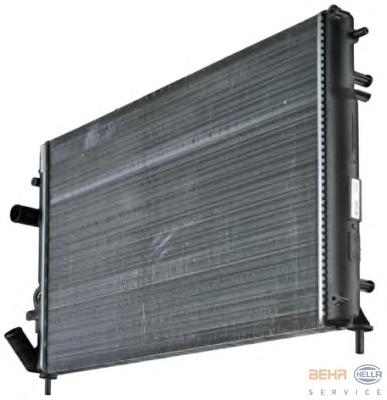 Радиатор, охлаждение двигателя HELLA