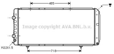 Радиатор, охлаждение двигателя AVA QUALITY COOLING PE2151