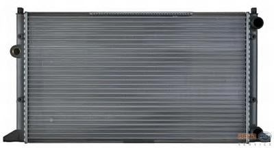 Радиатор, охлаждение двигателя HELLA