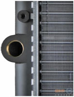 Радиатор, охлаждение двигателя HELLA