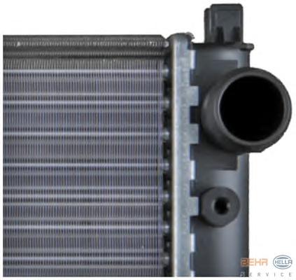 Радиатор, охлаждение двигателя HELLA