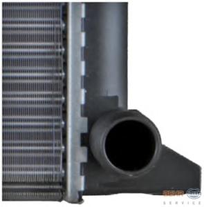 Радиатор, охлаждение двигателя HELLA