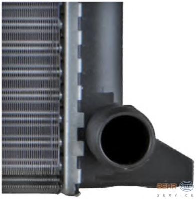 Радиатор, охлаждение двигателя HELLA