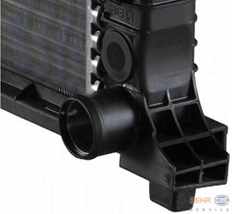 Радиатор, охлаждение двигателя HELLA