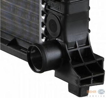 Радиатор, охлаждение двигателя HELLA