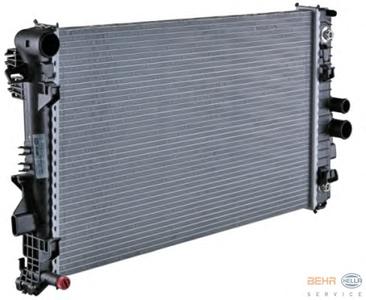 Радиатор, охлаждение двигателя HELLA