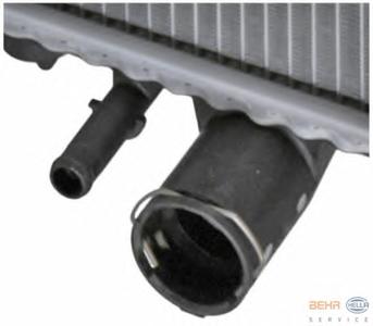 Радиатор, охлаждение двигателя HELLA