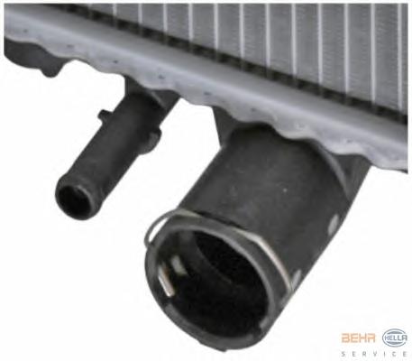 Радиатор, охлаждение двигателя HELLA