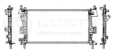Радиатор, охлаждение двигателя LUZAR