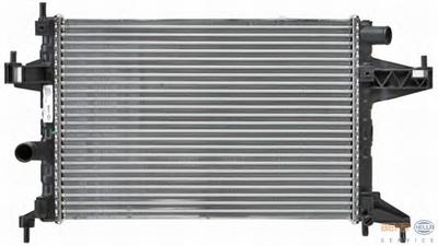 Радиатор, охлаждение двигателя HELLA