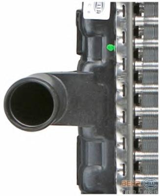 Радиатор, охлаждение двигателя HELLA