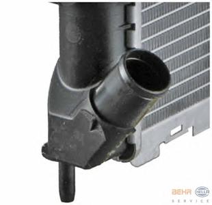 Радиатор, охлаждение двигателя HELLA