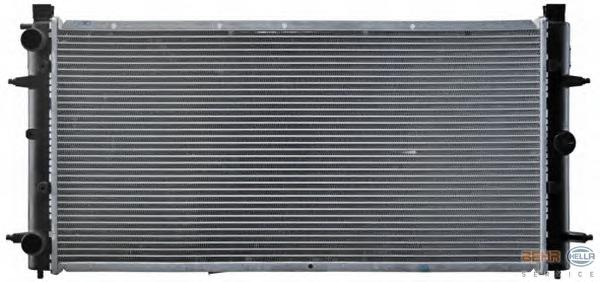 Радиатор, охлаждение двигателя HELLA