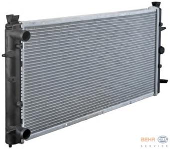 Радиатор, охлаждение двигателя HELLA