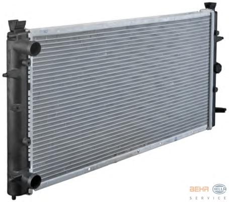 Радиатор, охлаждение двигателя HELLA