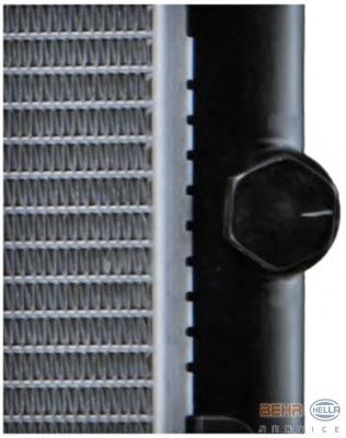 Радиатор, охлаждение двигателя HELLA