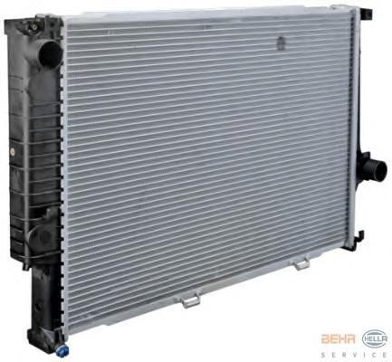 Радиатор, охлаждение двигателя HELLA