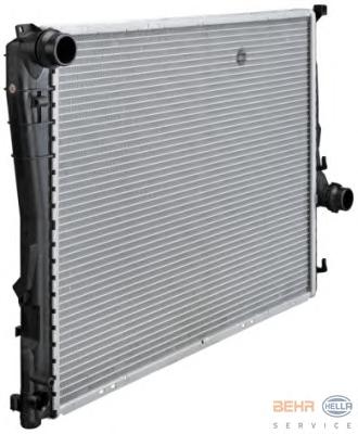 Радиатор, охлаждение двигателя HELLA