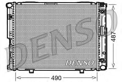 Радиатор, охлаждение двигателя DENSO DRM17004
