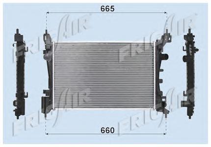 Радиатор, охлаждение двигателя FRIGAIR
