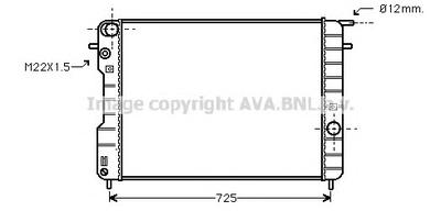 Радиатор, охлаждение двигателя AVA QUALITY COOLING OLA2239